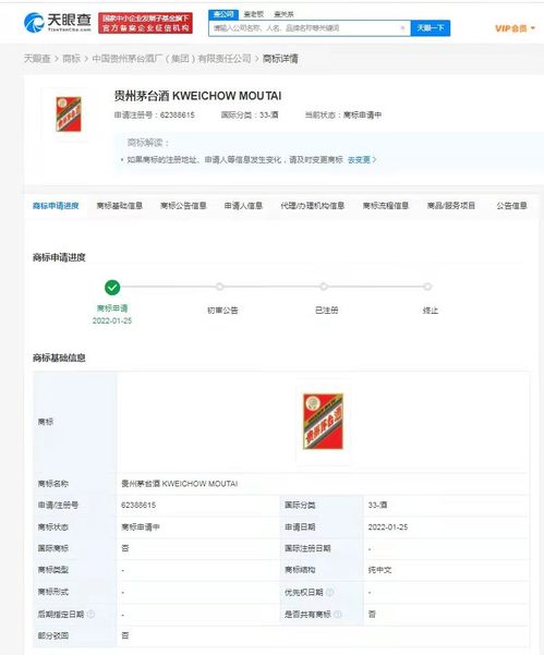 贵州茅台注册葵花图案商标，跨界域名服务引关注